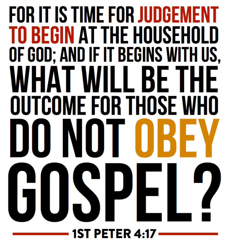 1st peter 4:17